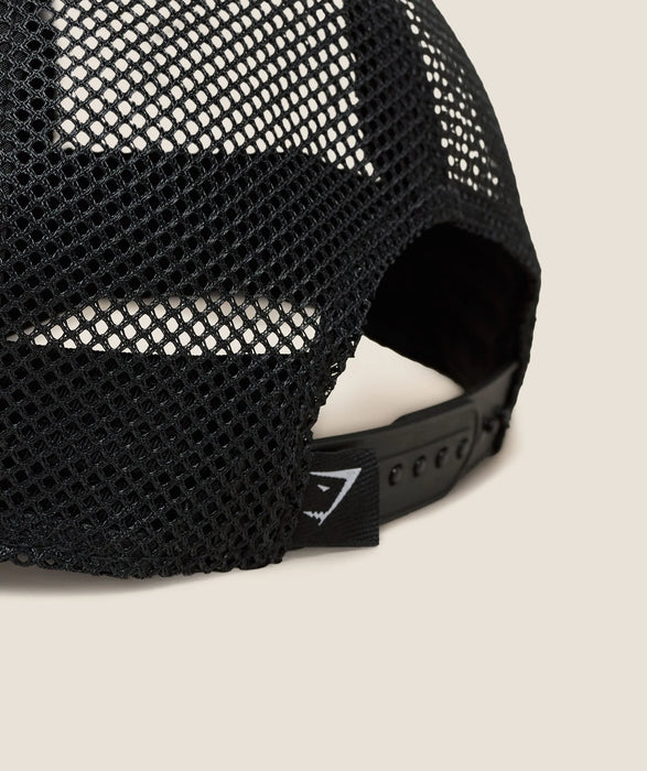 Lightning Graphic Trucker Cap GS Black