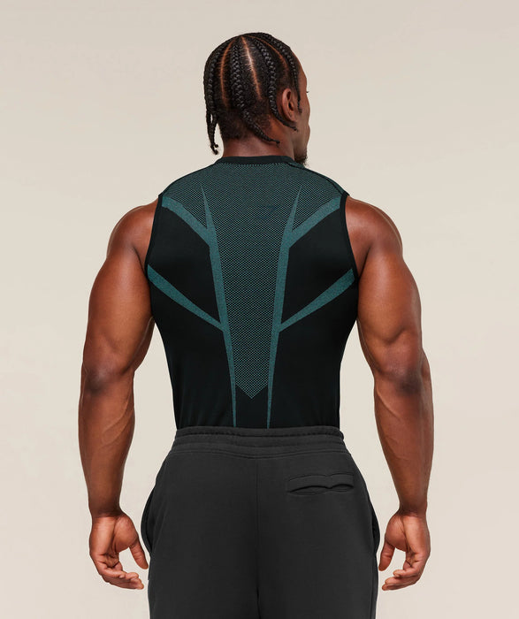 ONYX 5.0 TANK - BLACK/BRAND BLUE