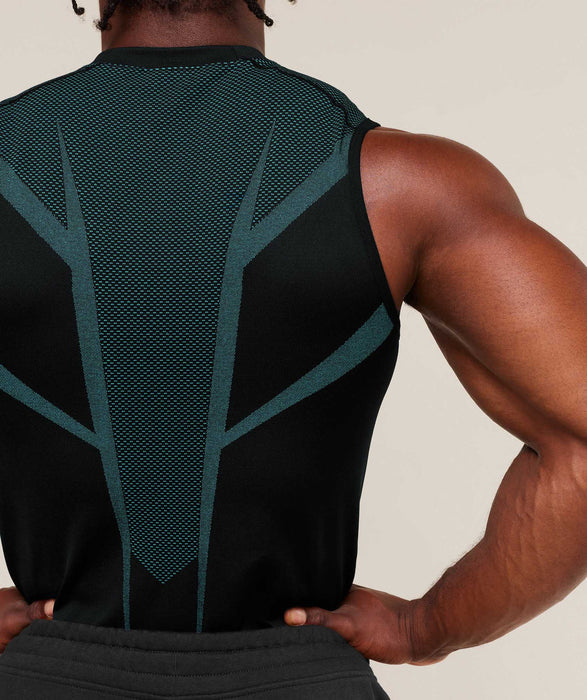 ONYX 5.0 TANK - BLACK/BRAND BLUE