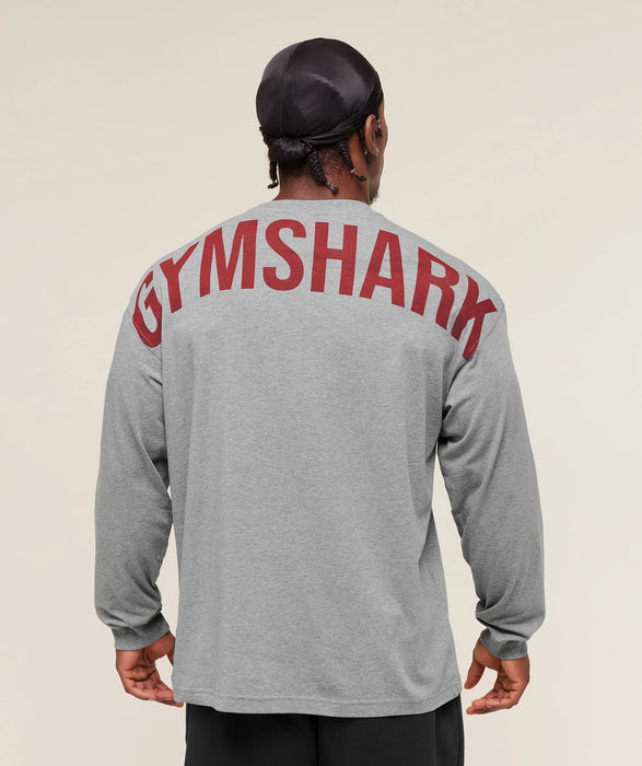 Power Long Sleeve T-Shirt - Charcoal Core Marl