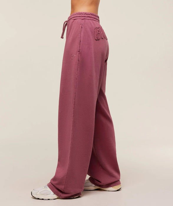 Power Washed Joggers - Reset Pink/Acid Wash Small Ball
