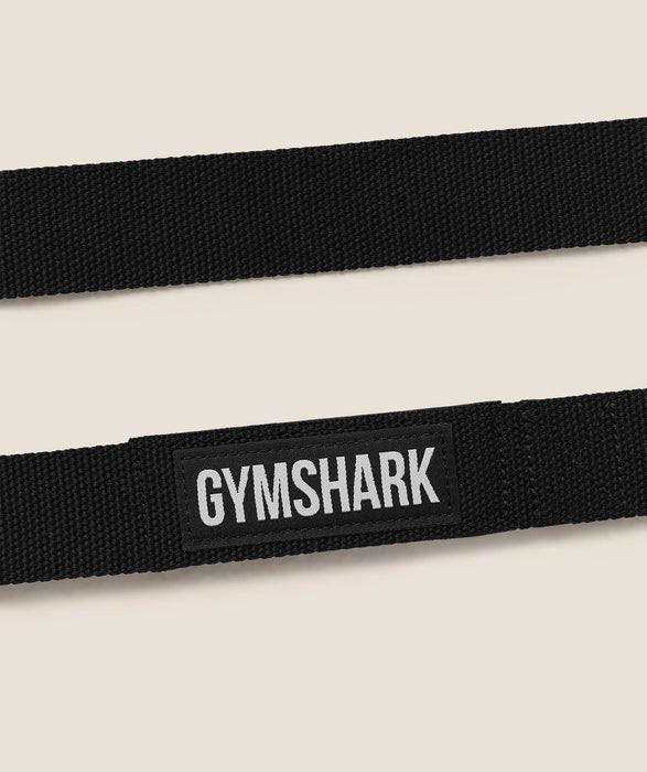 Silicone Lifting Straps - Black/Carmine Red