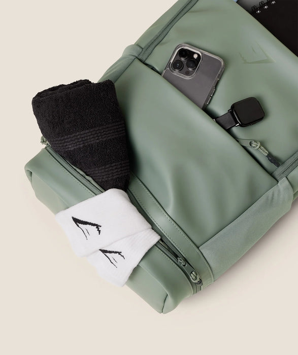 Sleek Backpack - Unit green