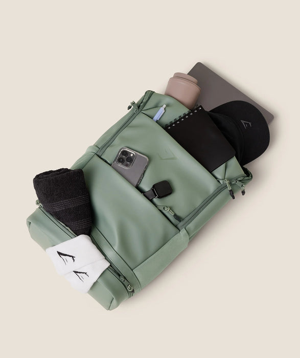 Sleek Backpack - Unit green