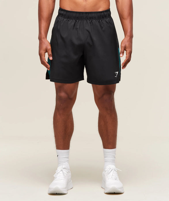 Sport 7" Shorts - Black/Functional Teal