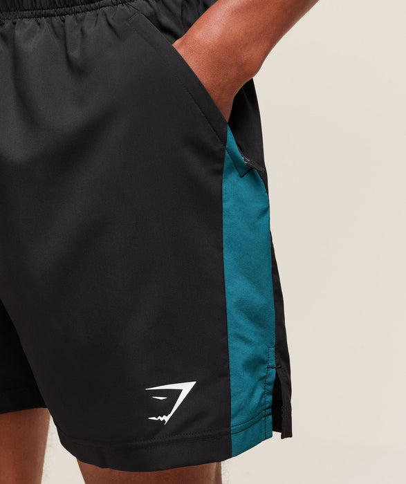 Sport 7" Shorts - Black/Functional Teal
