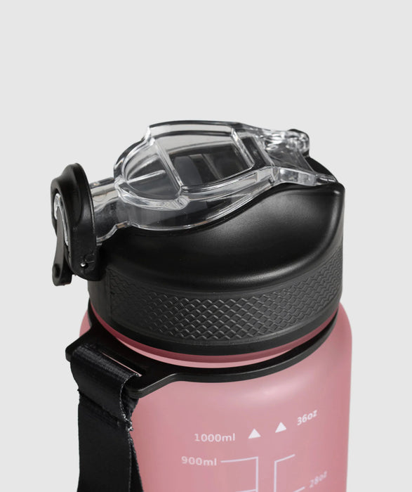 Sports Bottle With Straw - Sunset Pink