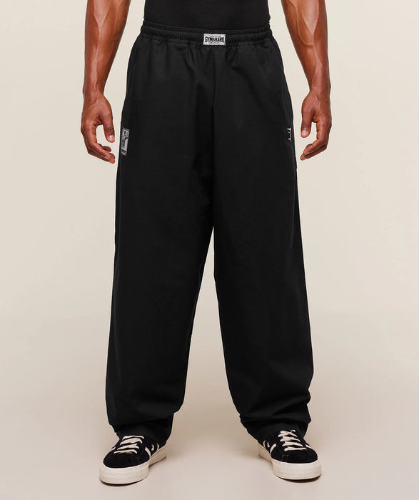 Straight Leg Pumper Pants - Black