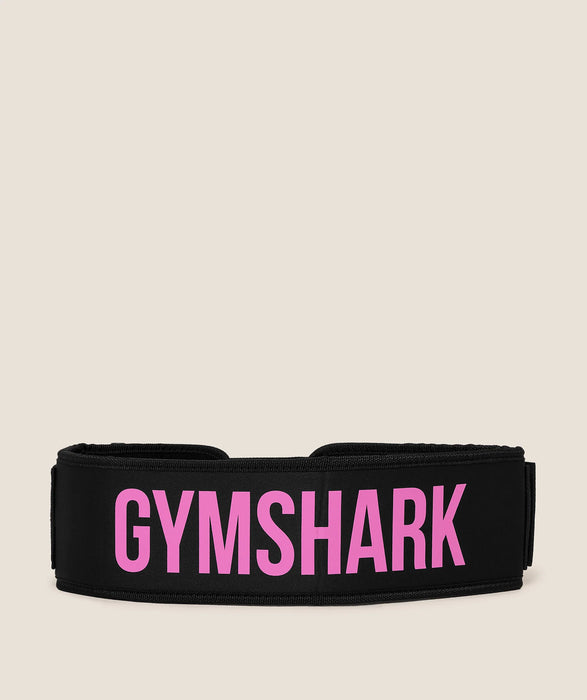 Velcro Weightlifting Belt - GS Black/GS Focus Pink