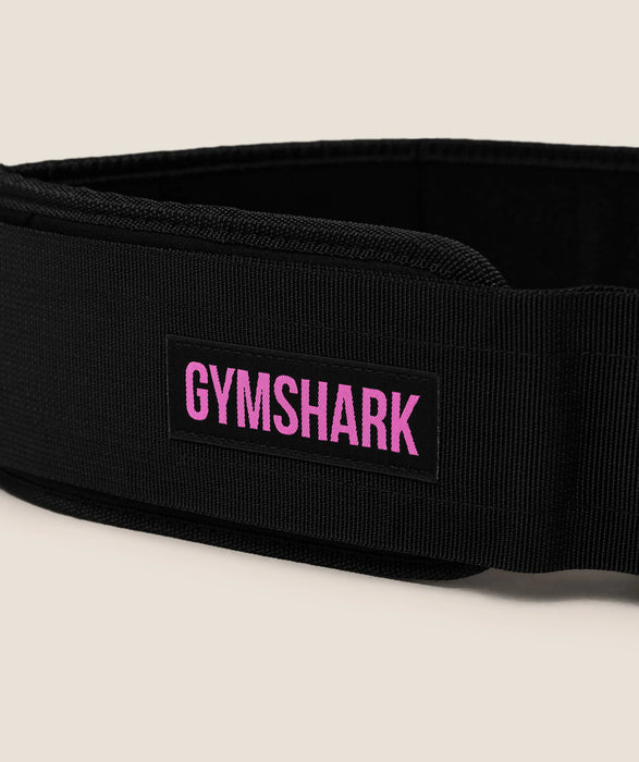 Velcro Weightlifting Belt - GS Black/GS Focus Pink