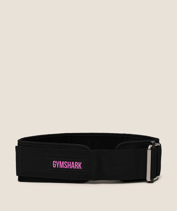 Velcro Weightlifting Belt - GS Black/GS Focus Pink