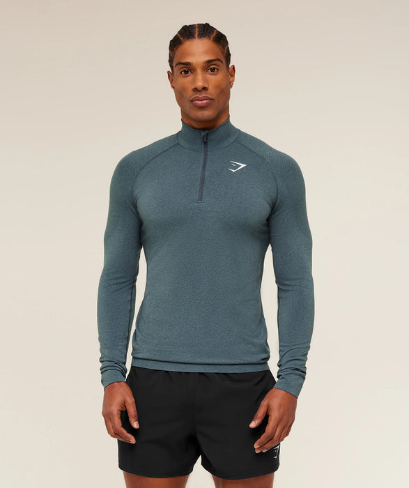 Vital 1/4 Zip - Iron Blue / Stealth Blue