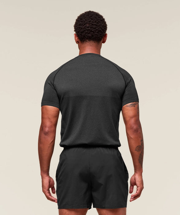 Vital Seamless T-Shirt - Black/Silhouette Grey