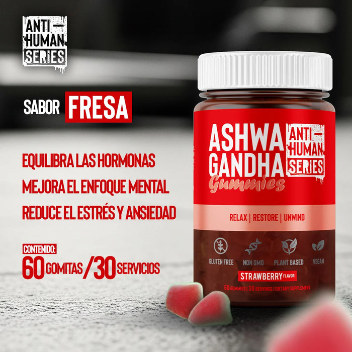 ASHWAGANDHA ANTI-HUMAN 60 GOMITAS