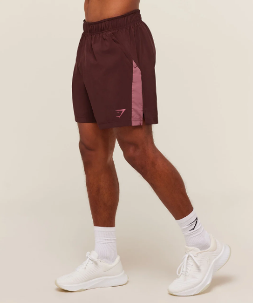 Sport 7" Shorts -Impact Burgundy/Reset Pink