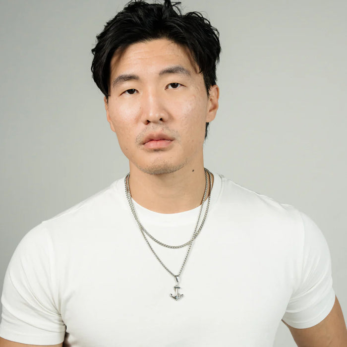 THE ANCHOR PENDANT SET - SILVER RG1010S